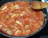 Foto del paso 4 de la receta: Espaguetis con alcachofas y taquitos de jamón