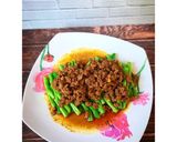 Foto langkah ke 3 dari resep Tumis Buncis Siram Daging Cincang.
