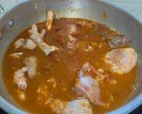 Gambar langkah 3 resipi Kari Ayam Tumis Darat.