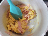 Huevos revueltos con jamón