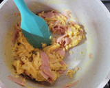 Foto del paso 3 de la receta: Huevos revueltos con jamón