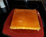 A picture of step 11 of Flan Puerto Rican.