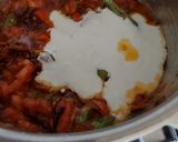 A picture of step 1 of Mutton masala.