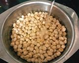 A picture of step 1 of Chana masala/chole masala.