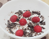 Foto del paso 1 de la receta: Yogurt con frambuesa