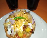 A picture of step 4 of Katori Chaat.
