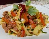 Pas rețetă Tagliatelle cu carne presată 3 fotografie