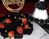 Foto langkah ke 6 dari resep Fudgy Brownies Tower.