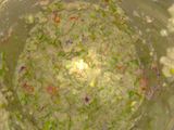 Hare choliya and garlic chutney