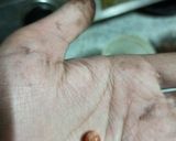 A picture of step 8 of Aloo Capsicum.