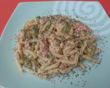 Foto del paso 18 de la receta: Macarrones con espárragos trigueros, york y salsa parmesano