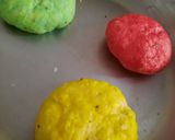 A picture of step 12 of Colourful Mathri.