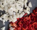 Foto del paso 1 de la receta: Macarrones con albahaca y mozzarella