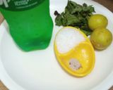 A picture of step 1 of Mint margrita.