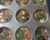 A picture of step 4 of Healthy Breakfast Egg Muffins.