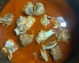 A picture of step 3 of Mutton nihari.