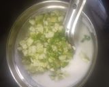 A picture of step 4 of Cucumber Raita.