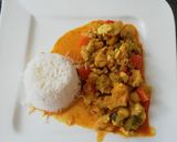 Pas rețetă Curcan (pui) colorat cu sos de curry 3 fotografie