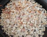 A picture of step 2 of Idli Shakshuka (Leftover Dosa batter).