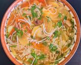 Hình bước làm 5 của món Canh chua nấm kim châm