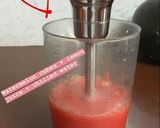 A picture of step 1 of Watermelon cooler.