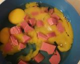 Foto del paso 1 de la receta: Huevos revueltos con mortadela