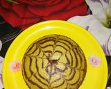 A picture of step 12 of Eggless whole wheat cake.