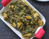 Lipsmacking Spinach-Potato in Mustard oil recipe step 11 photo