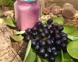A picture of step 2 of Black Grape Mocktail.