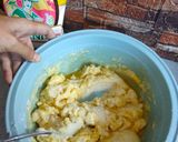 Foto langkah ke 2 dari resep (661) pempek dos (tanpa ikan) isi telur dan keju.