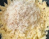 A picture of step 3 of Rava ladoo.