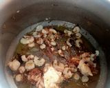 A picture of step 1 of Prawn biryani.
