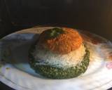 Tricolour baked Spinach Paneer Rice recipe step 5 photo