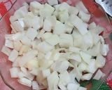 Foto del paso 3 de la receta: Slit (espinaca,burgol,cebolla y pan tostado)