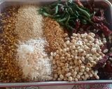A picture of step 1 of Moongfali chutney.