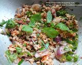 รูปขั้นตอนการทำที่ 3 ของ ลาบหมู