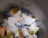 A picture of step 4 of Tricolour smoothie.