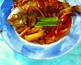 Foto langkah ke 6 dari resep Bawal panggang saus nenas.