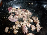 Aprovechamiento. Tallarines fritos con pollo y salsa de soja