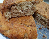 A picture of step 6 of Banana bread with a cinnamon swirl.