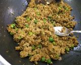 A picture of step 1 of Mutton mince staffing in potato cutlets.