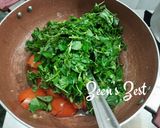 A picture of step 1 of Methi Aloo Kheema.