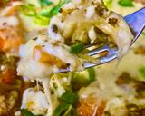 Foto del paso 6 de la receta: PASTEL SALADO DE COLIFLOR Y CALABAZA 🤩😋😋 CON MUCHO QUESO 🧀 🥦🥦🧅🫑🎃🧀🍲