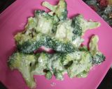 A picture of step 6 of Cheesy broccoli.