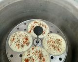 A picture of step 4 of Moong Dal Idlis.