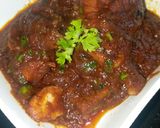 A picture of step 8 of Chicken curry.