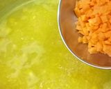 A picture of step 2 of Egg Drop Sweet Corn Soup.