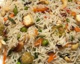 A picture of step 9 of Kashmiri pulao/kashmiri biryani.