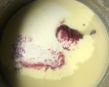 Une image de l'étape 4 de Tarte panna cotta chocolat blanc / framboise sans cuisson au four.