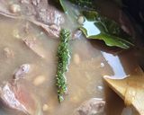 A picture of step 3 of Lamb or Mutton Stew in a Dutch Oven.